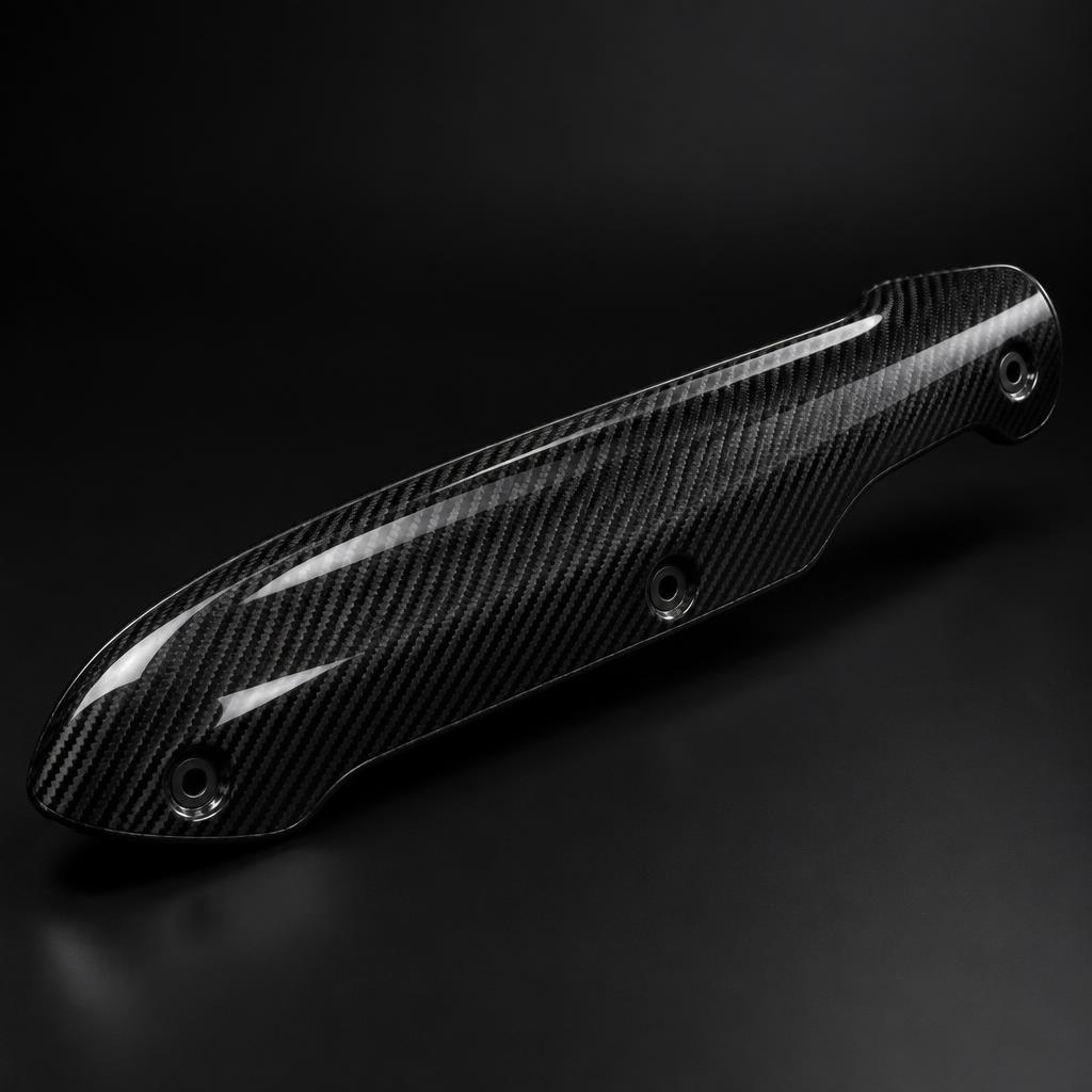 Carbon Exhaust Heat Shield, Softail 2018-up